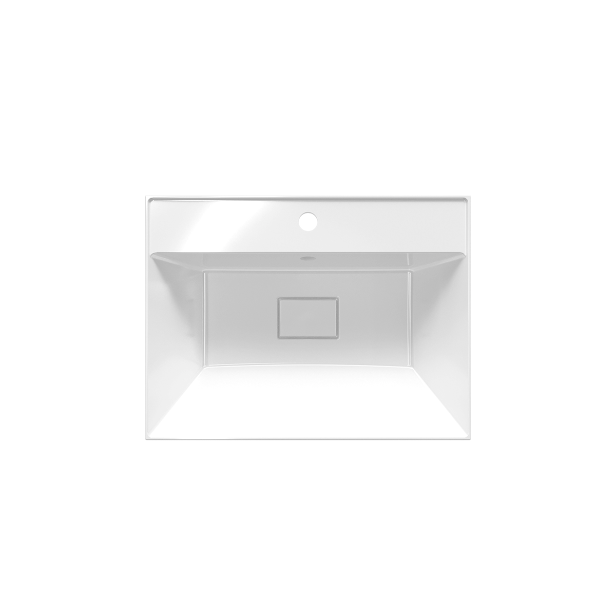Раковина Paola Torino 600 врезная с отверстием под смеситель
