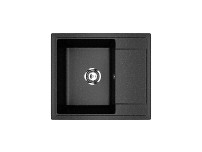 Кухонная мойка PR-М 575 односекционная реверсивная-004 Черный оникс