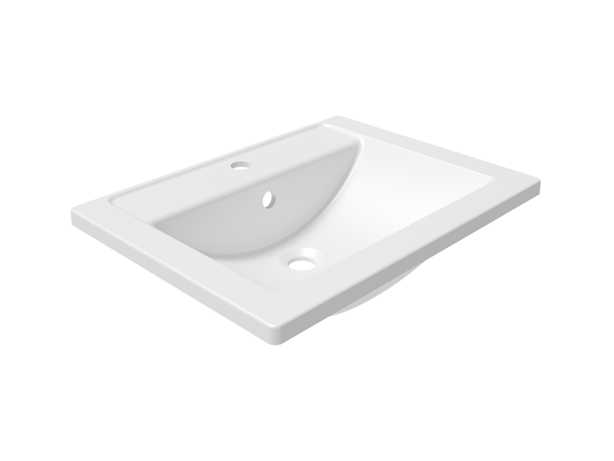 Раковина Paola Orta 600 врезная с отверстием под смеситель