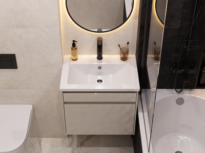 Раковина Paola Orta 600 врезная с отверстием под смеситель