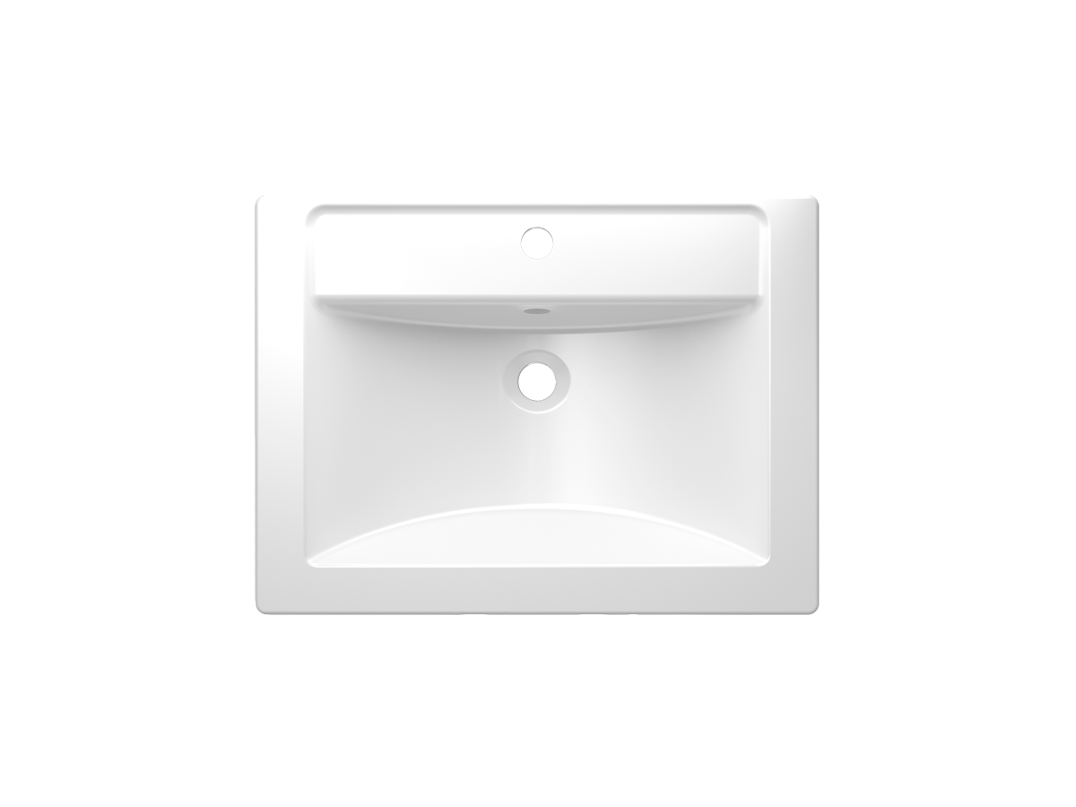 Раковина Paola Orta 600 врезная с отверстием под смеситель