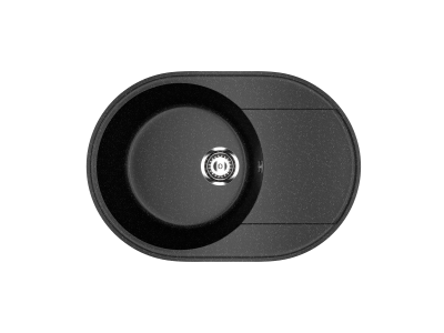 Кухонная мойка PR-М 610 односекционная реверсивная-004 Черный оникс