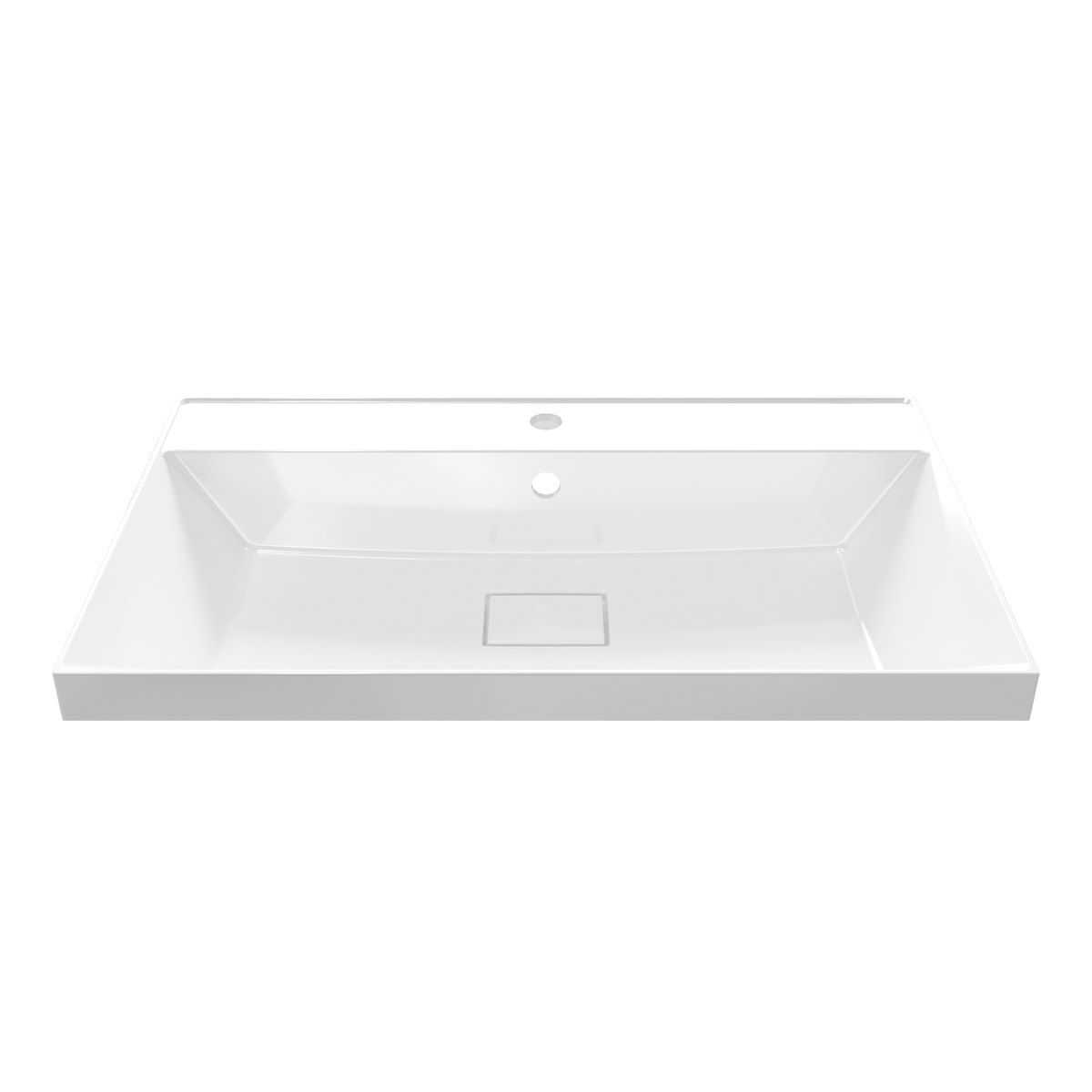 Раковина Paola Torino 800 врезная с отверстием под смеситель