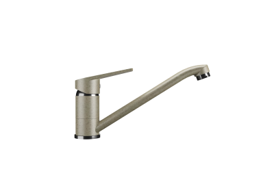 Смеситель Practik PR-01 с низким поворотным изливом-002 Слоновая кость