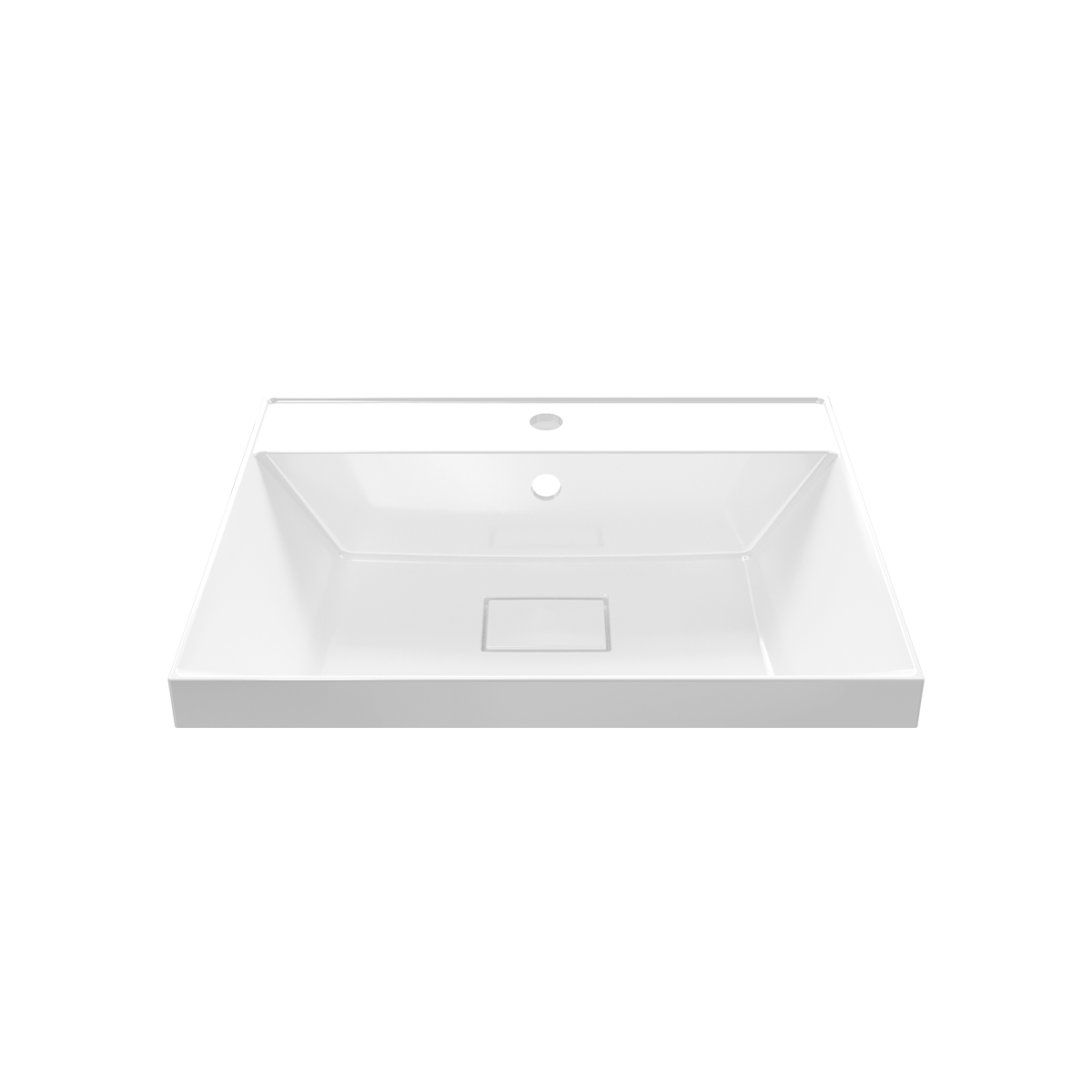 Раковина Paola Torino 600 врезная с отверстием под смеситель