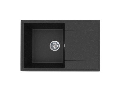 Кухонная мойка PR-М 735 односекционная реверсивная-004 Черный оникс