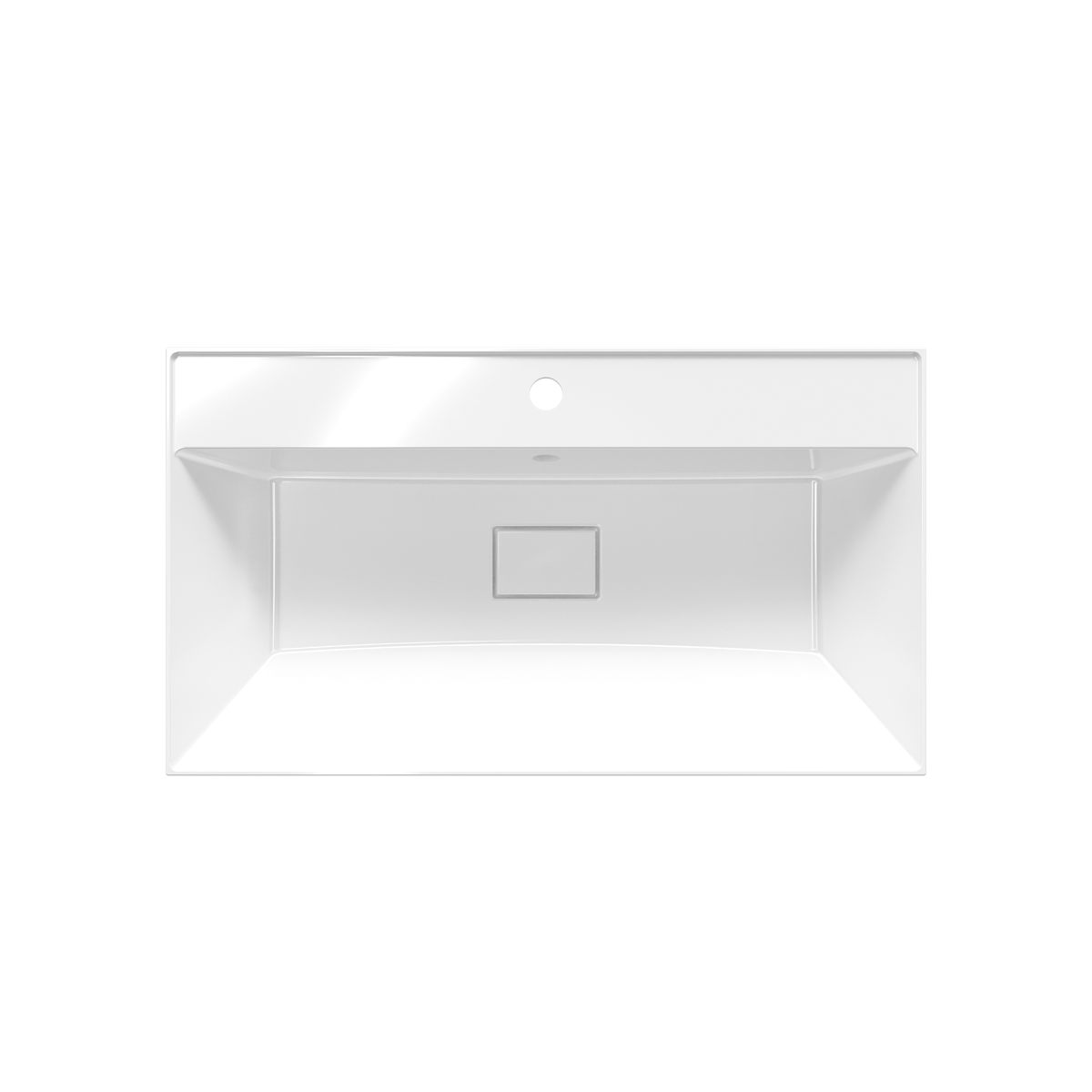 Раковина Paola Torino 800 врезная с отверстием под смеситель