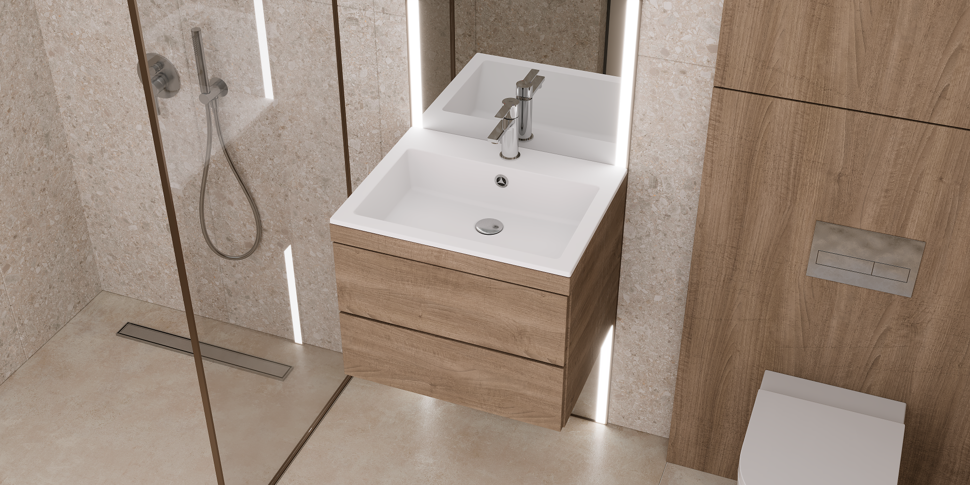 Раковина Paola Nero 600 ST White врезная с отверстием под смеситель